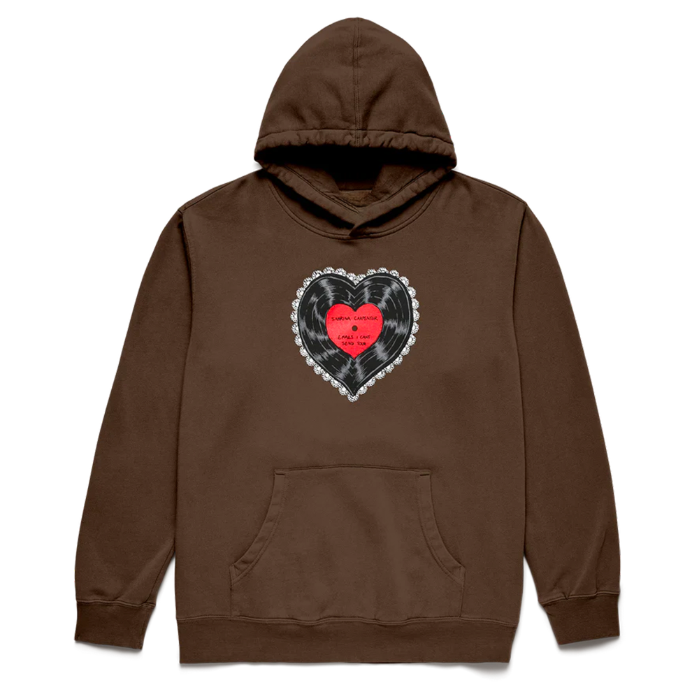 vinylheart brown hoodie
