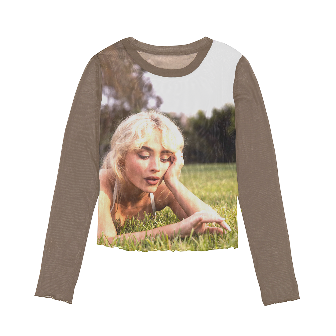 Sabrina Carpenter Photo Mesh Top - Sabrina Carpenter Official Store