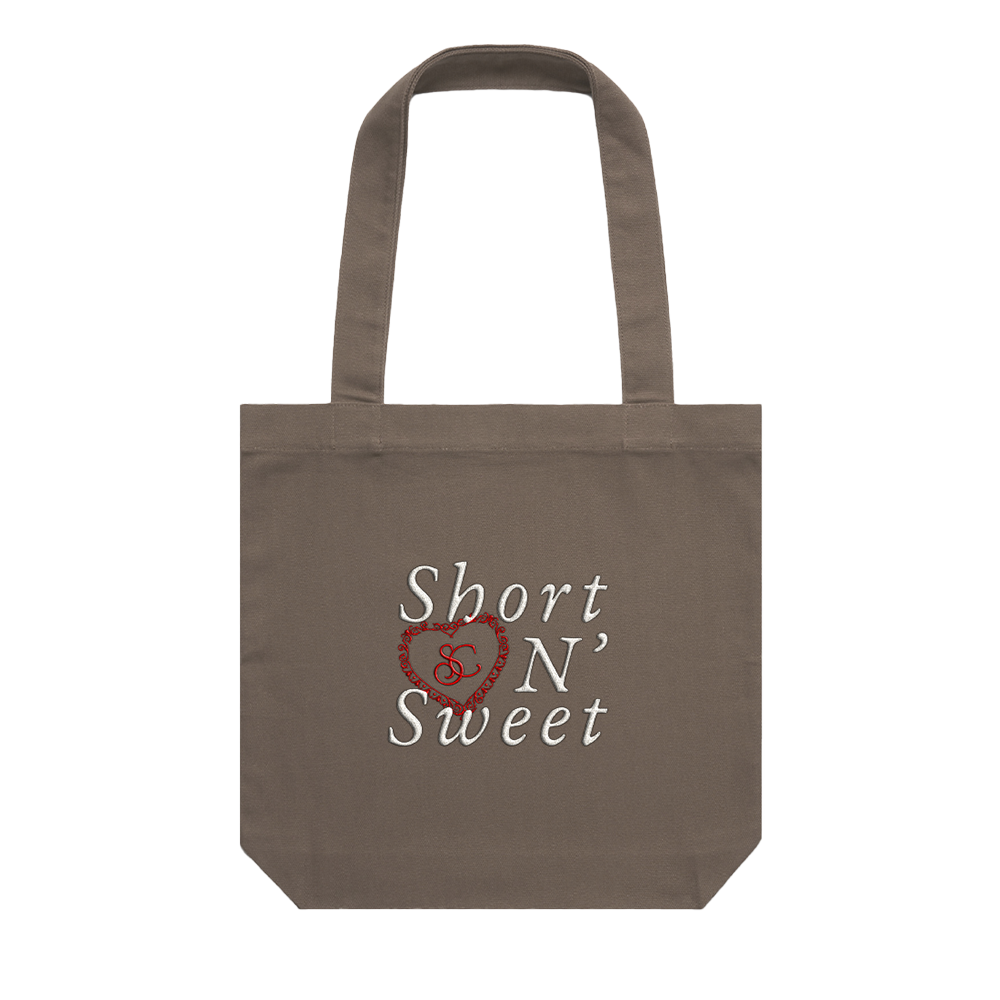 Short n' Sweet Brown Tote Bag