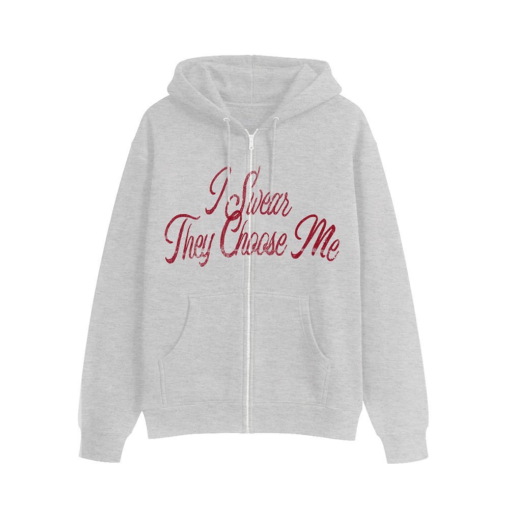 I Swear They Choose Me Zip Hoodie - Sabrina Carpenter Official Store