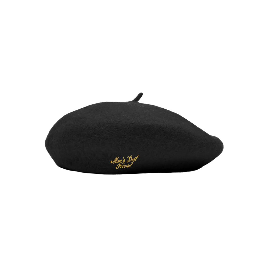 Man's Best Friend Black Beret