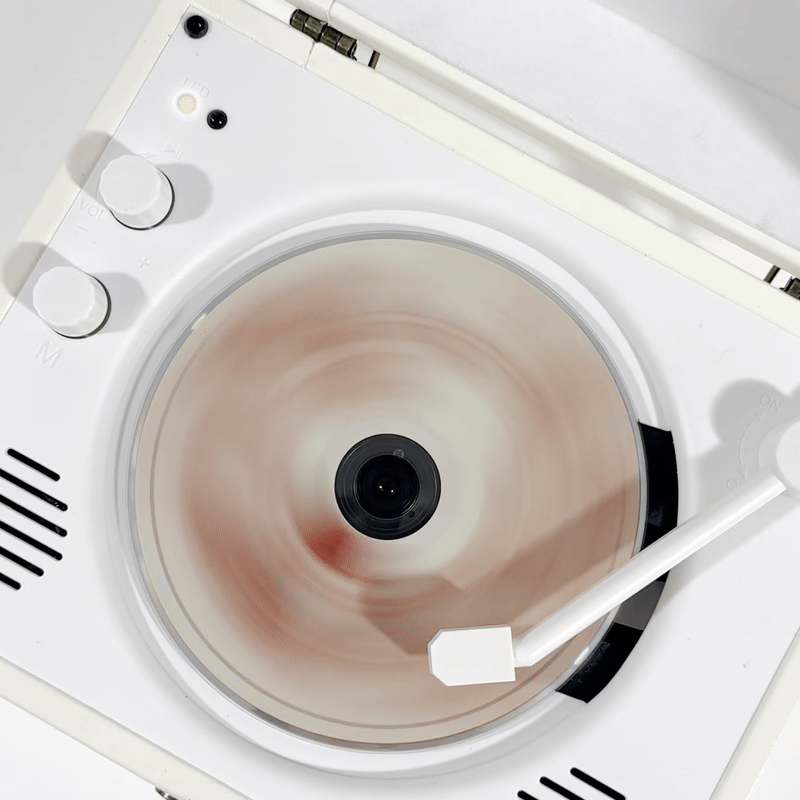 Man's Best Friend Retro CD Player Gif 2