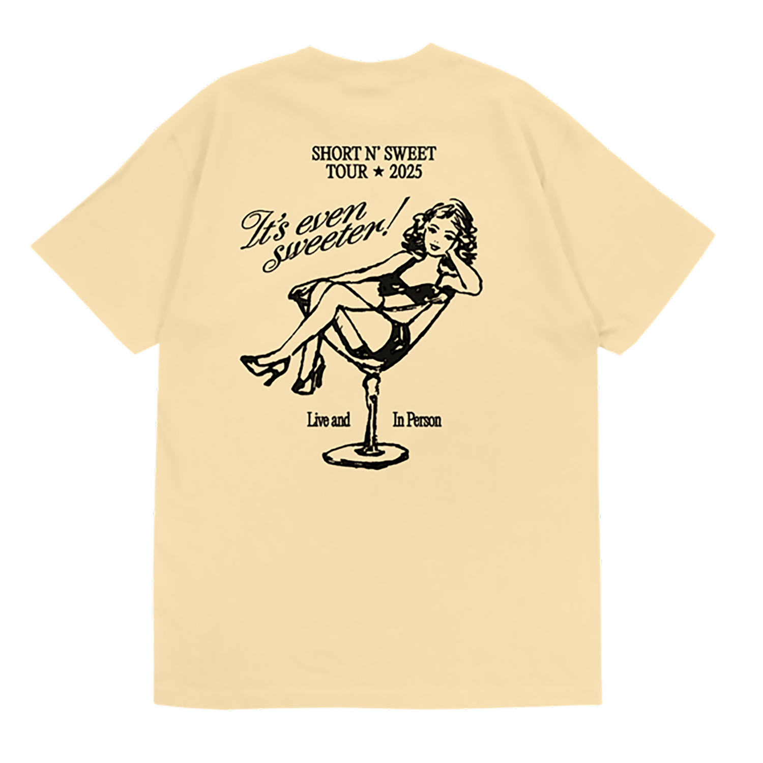 Short n' Sweet TV Grid Residency T-Shirt Back