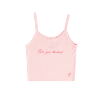 got you blocked crop tank
