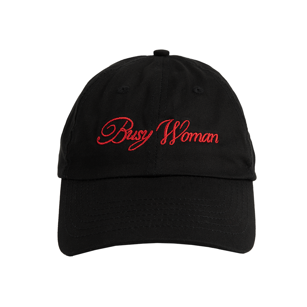 busy woman hat front