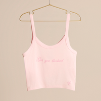 got you blocked crop tank