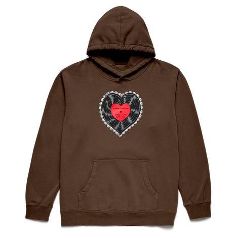vinylheart brown hoodie