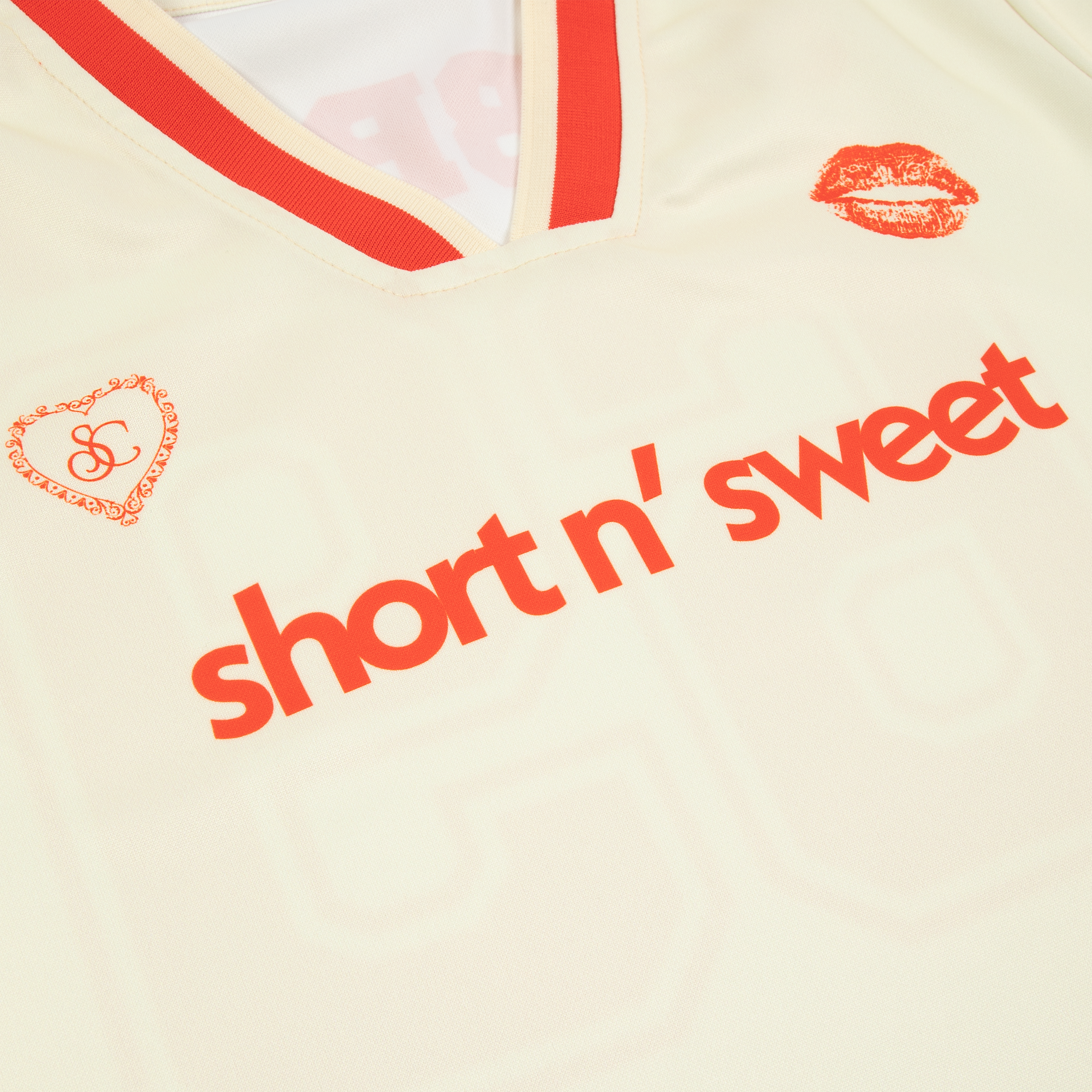 Short n' Sweet Soccer Jersey Front Detail