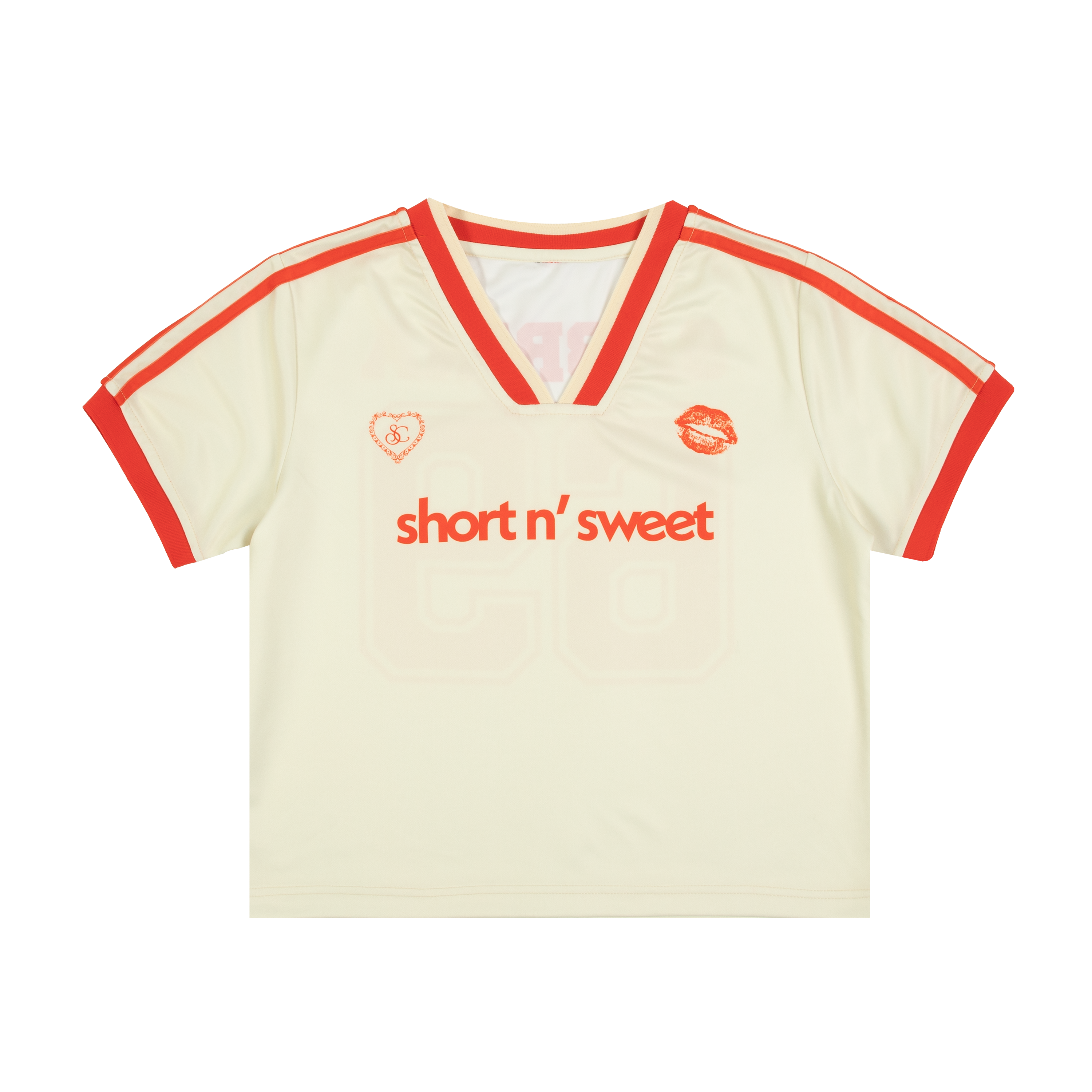 Short n' Sweet Soccer Jersey Front