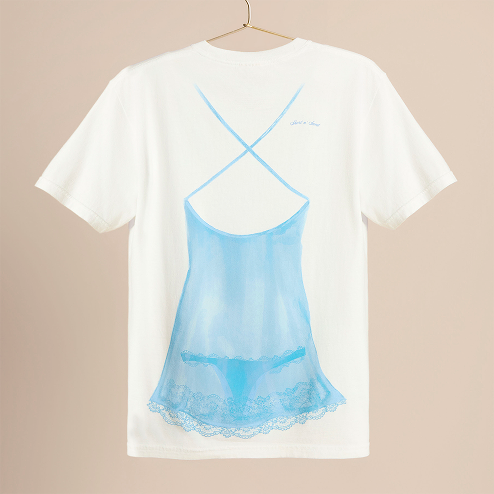 lingerie tee Back