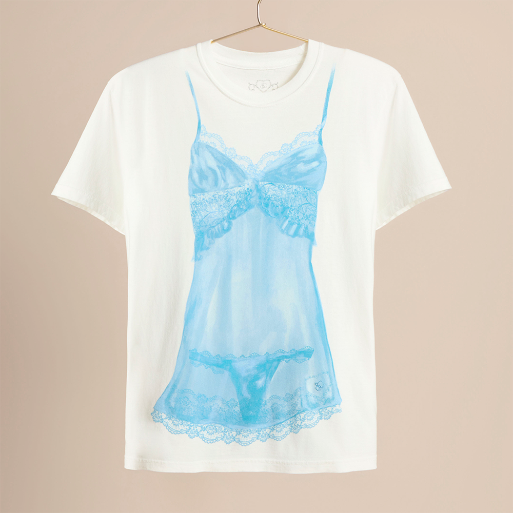 lingerie tee Front