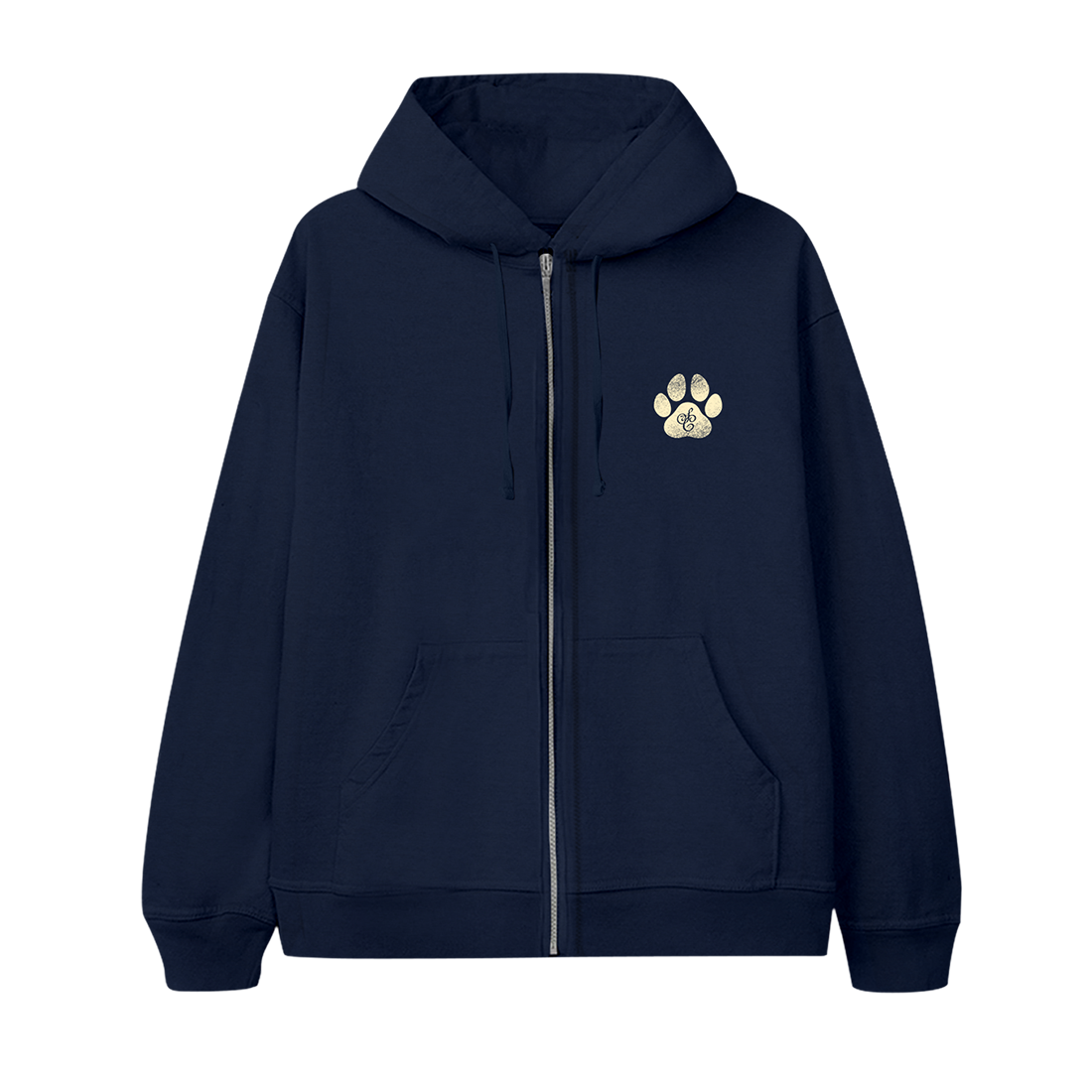 Drinking to Call Someone Zip-Up Hoodie Front