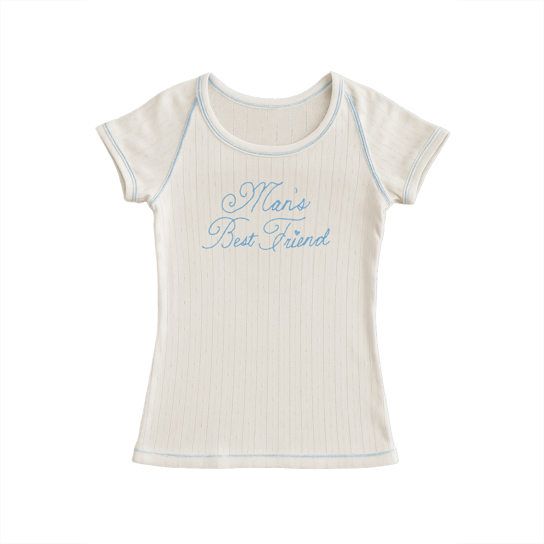 Man's Best Friend Fitted T-Shirt