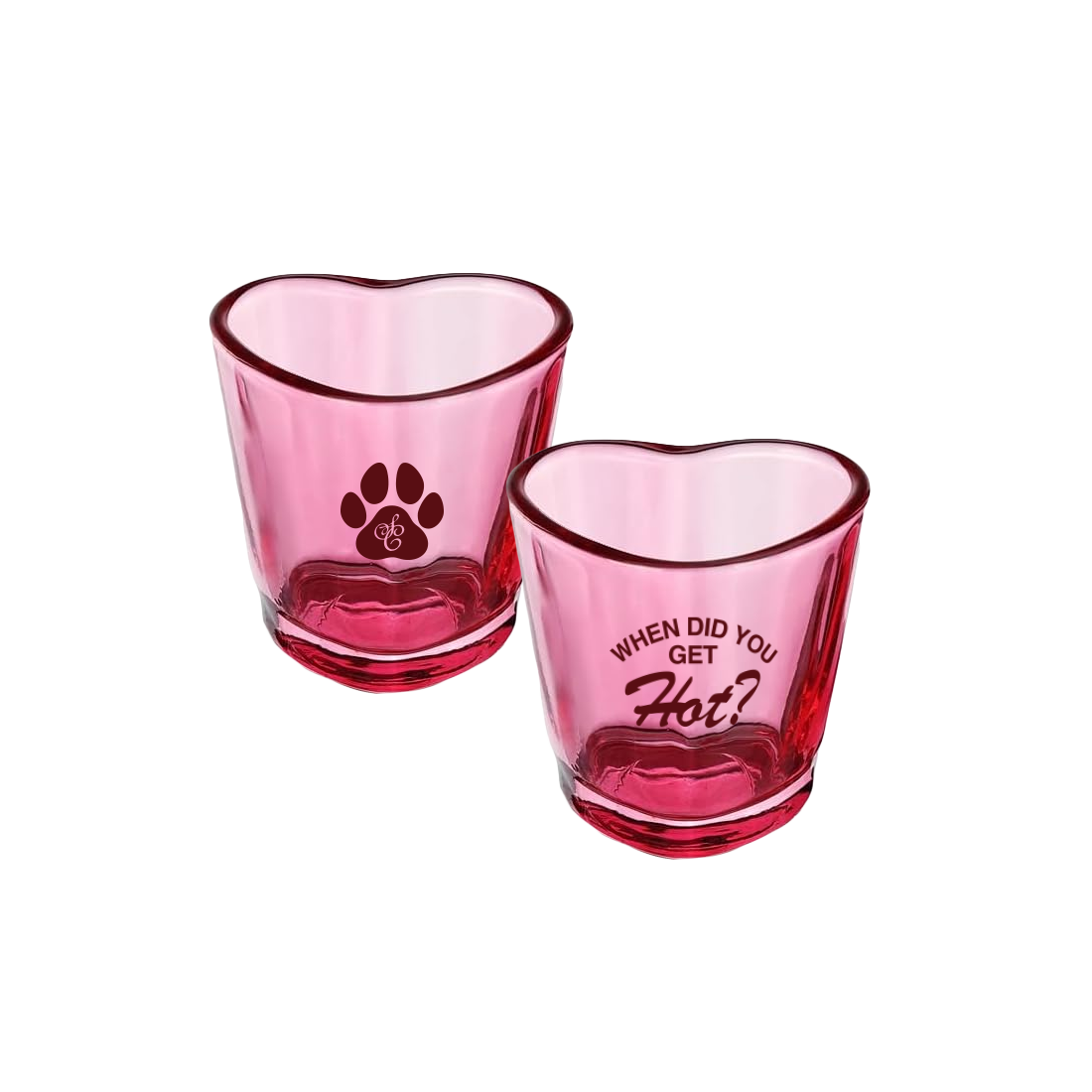 When Did You Get Hot? Heart Shot Glass - Sabrina Carpenter Official Store