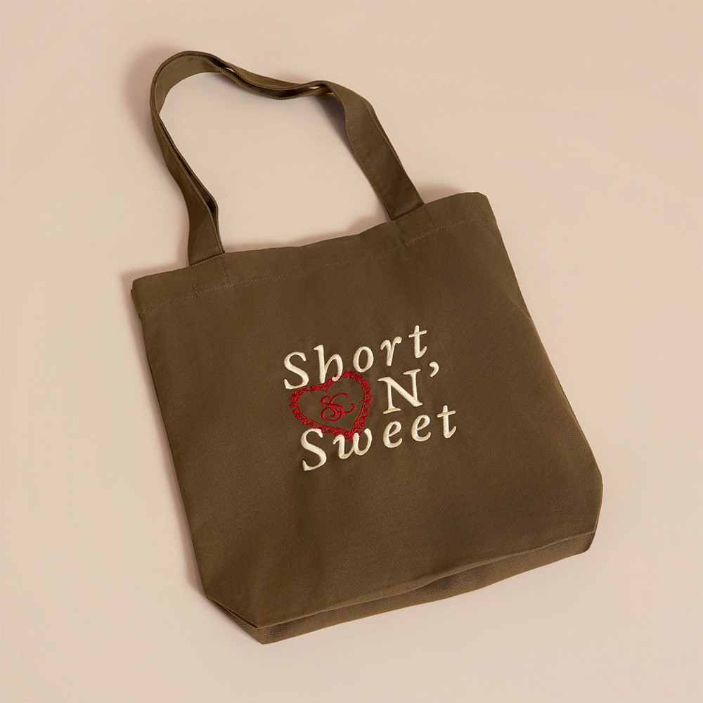 Short n' Sweet Brown Tote Bag
