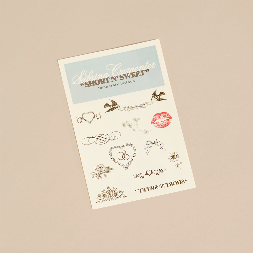 Short n' Sweet Temporary Tattoos