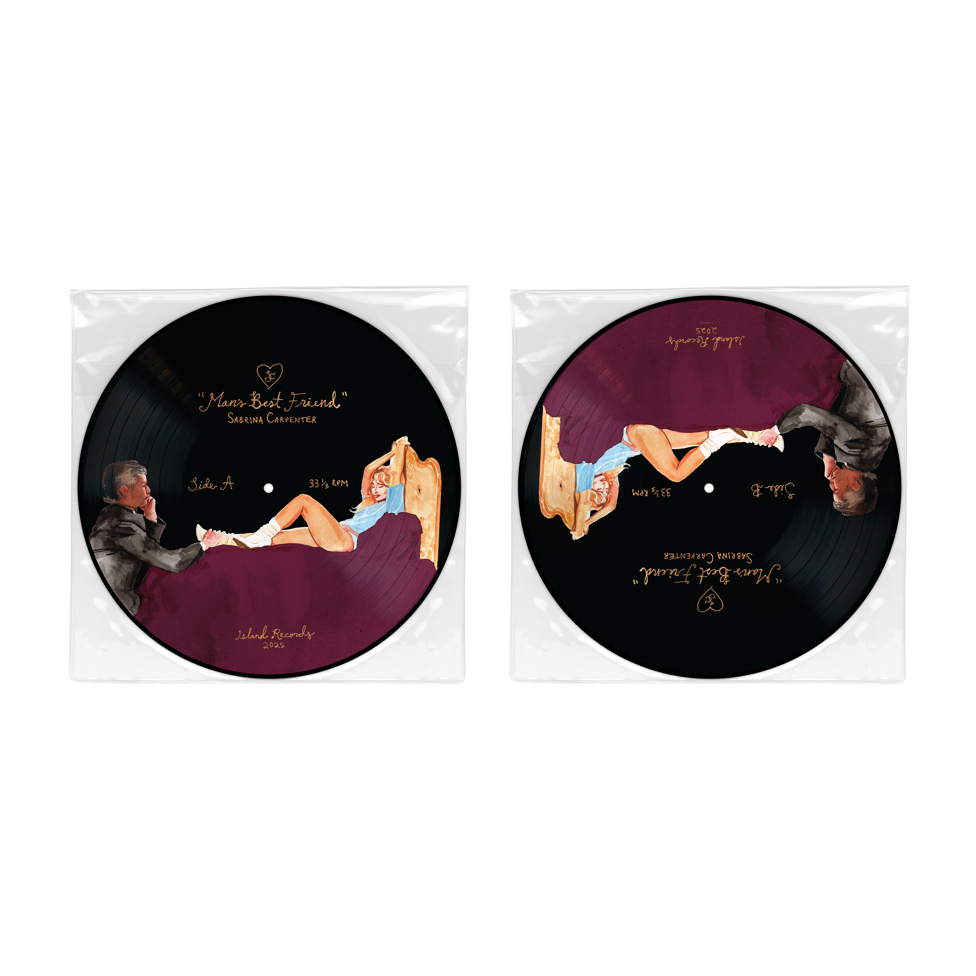 Man's Best Friend D2C Picture Disc - Sabrina Carpenter Man's Best Friend D2C Picture Disc - Sabrina Carpenter