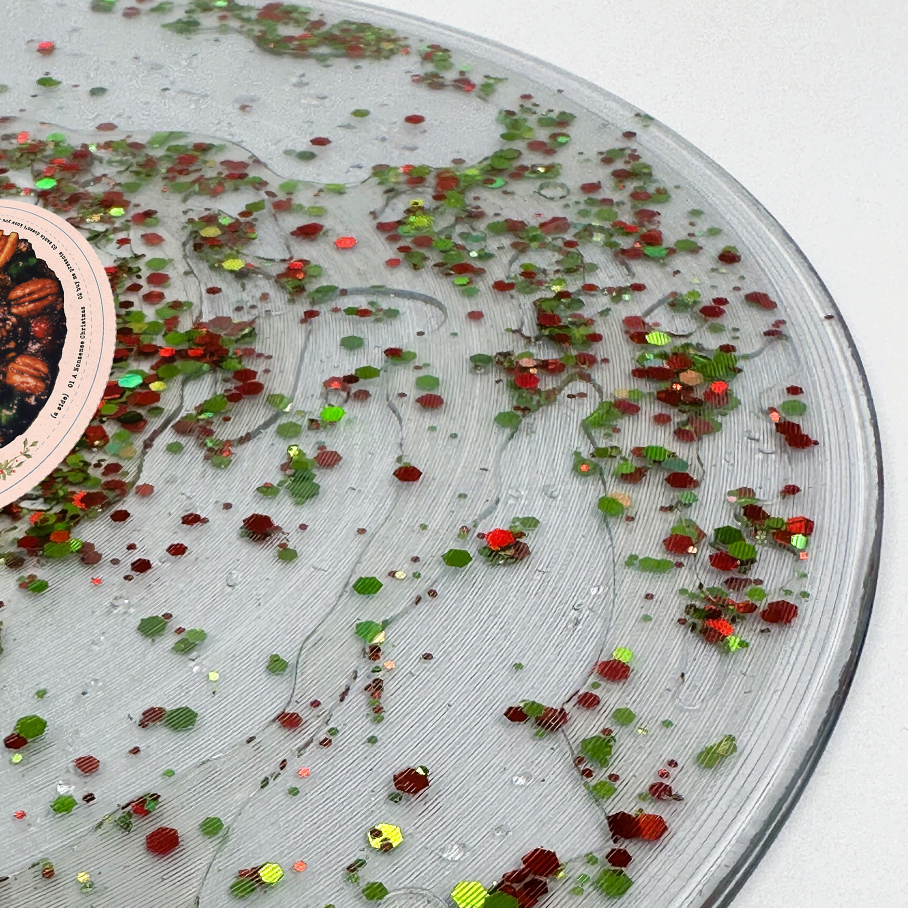 fruitcake liquid glitter LP Close Up