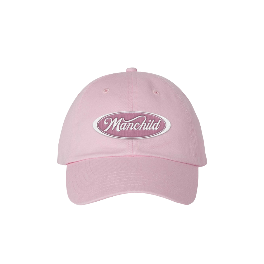 Manchild Pink Patch Hat
